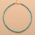 Minimalist Color Block Bead Choker Necklace 6W6JNC1019