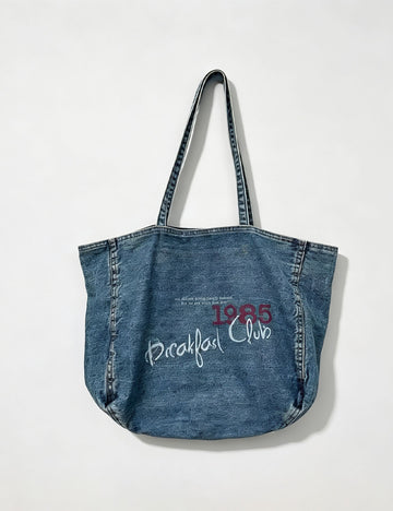 Classic Letter Print Large Capacity Shoulder Bag 6W10BBG1393
