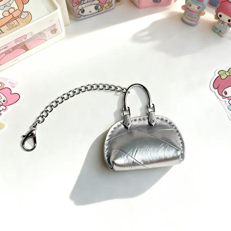 Fashion Solid Color Mini Bag Keychain Bag Charm 6S10BWB100