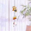 Floral Bee Pendant Suncatchers - DippedShop Wholesale - #7443