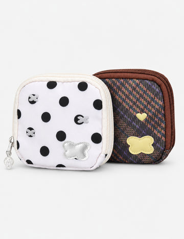 Sweet Color Block Polka Dot Jewelry Case 6W13HSJ95