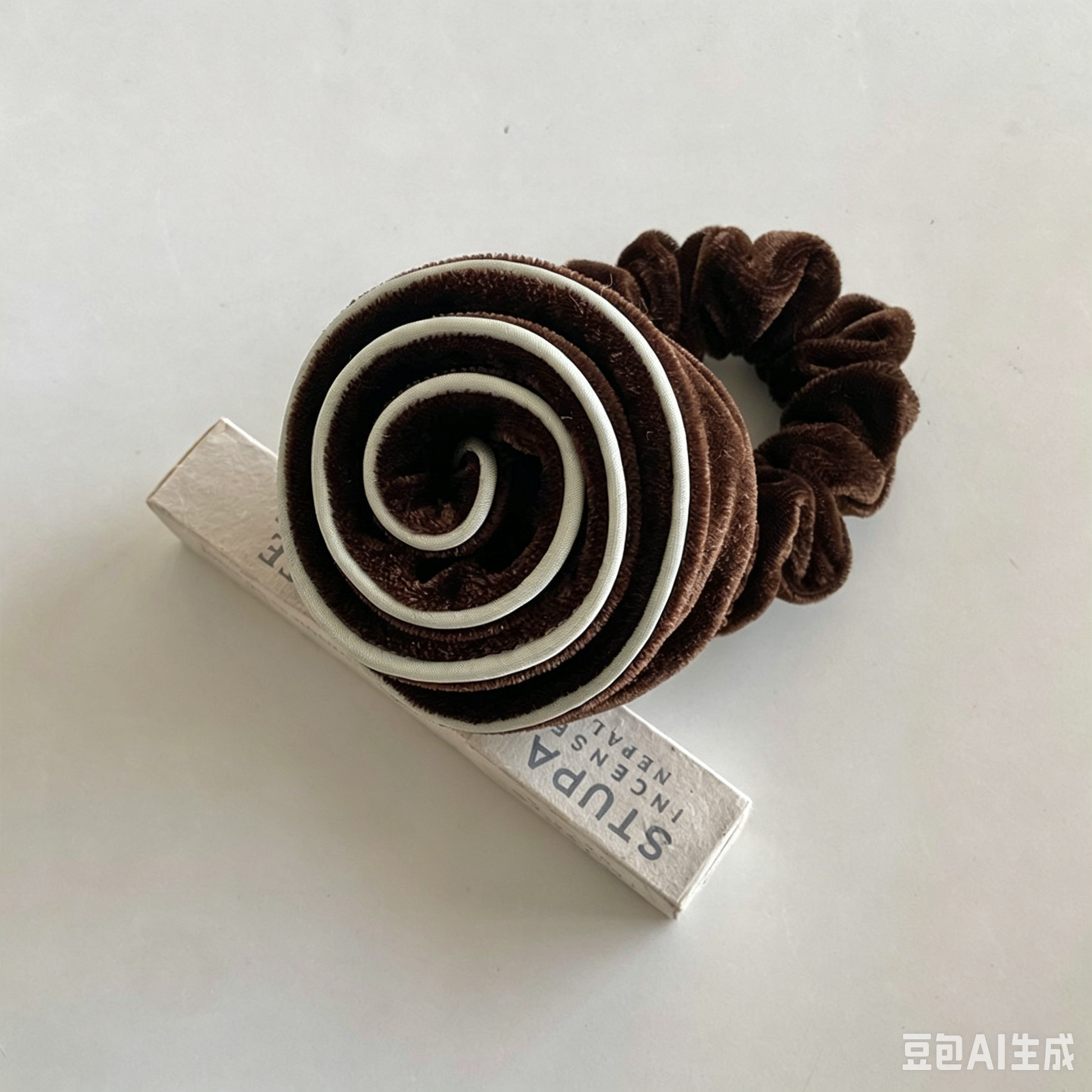 Velvet Satin Color Block Scrunchies Hair Scrunchie MK2BLW6W6HSR20