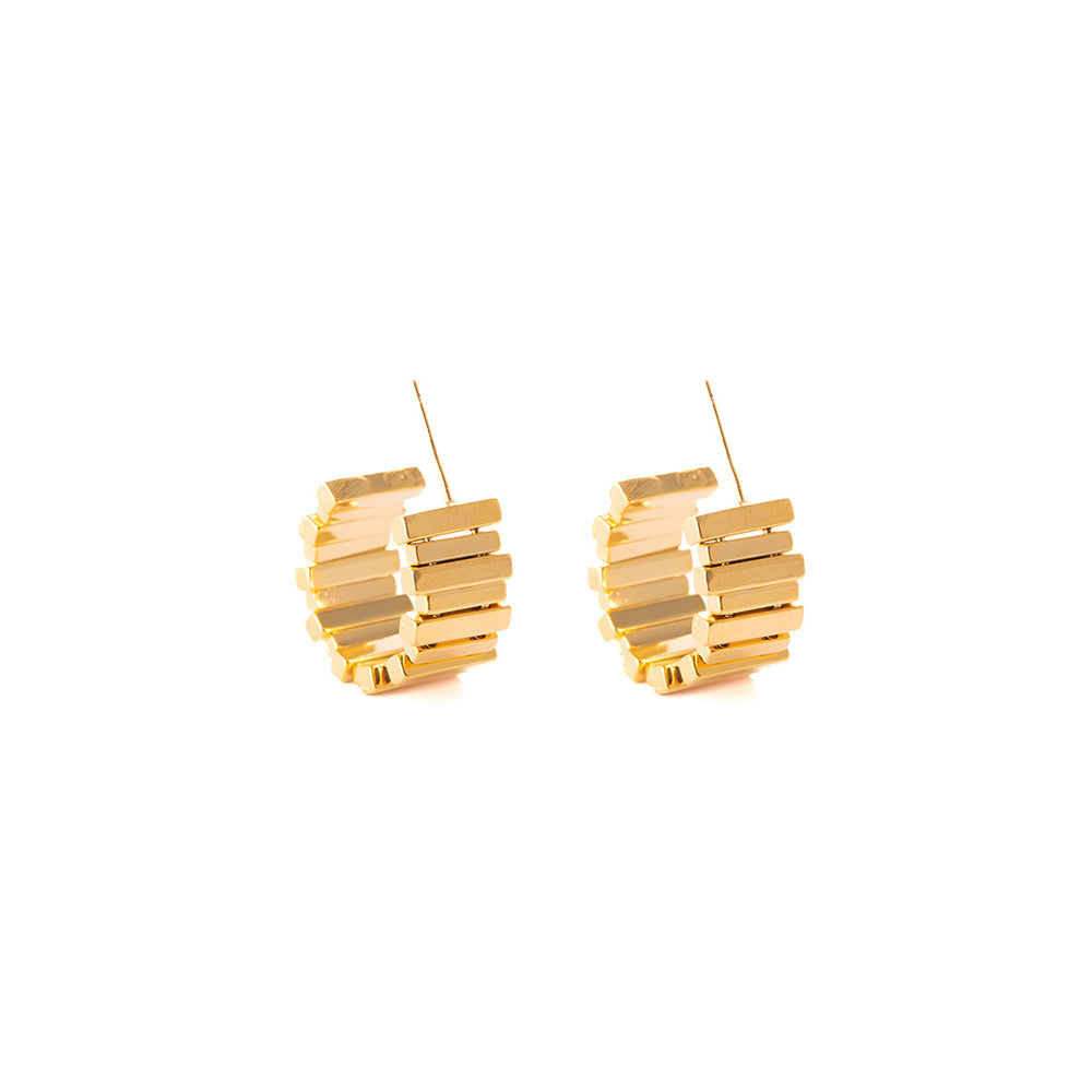 C-Shaped Stud Earrings - DippedShop Wholesale - #0147