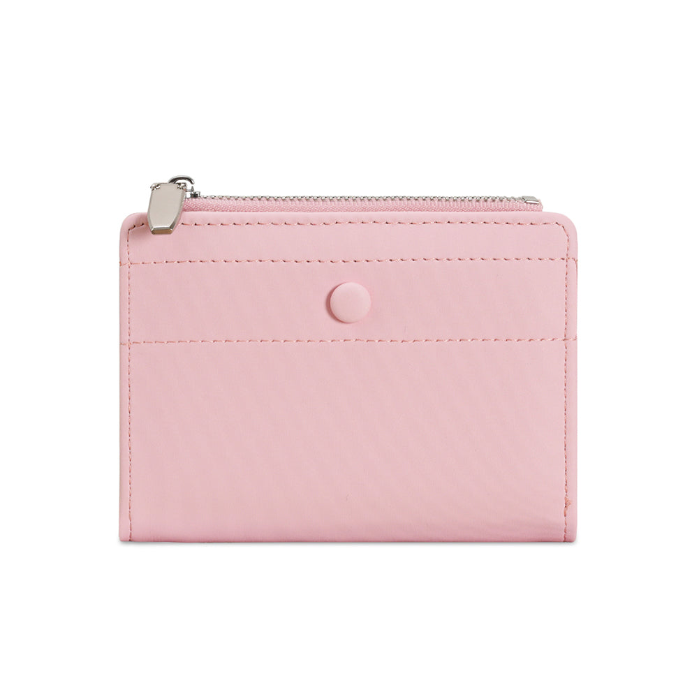 Minimalist Pastel Leather Short Bifold Wallet 6W10BWB360