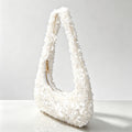 Elegant Solid Color Sequin Evening Underarm Bag 6W10BBG1417