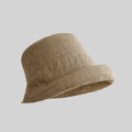 Minimalist Solid Color Edge Roll Bucket Hats MK2COK6W6HAT378