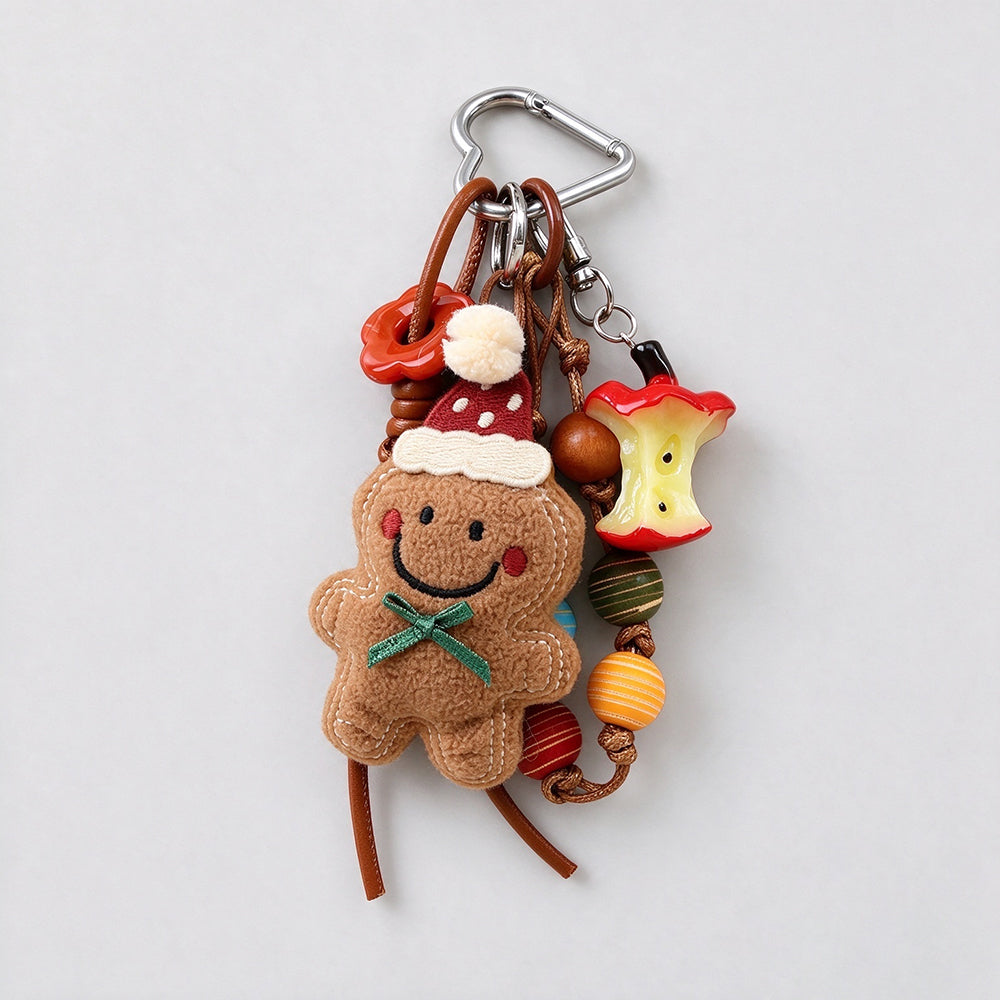 Gingerbread Man Bag Charm - DippedShop Wholesale - #1299