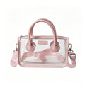 Casual Transparent Color Block Crossbody Bag 6W10BBG2128