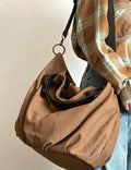 Casual Solid Color Large Capacity Canvas Tote Bag 6W10BBG1995