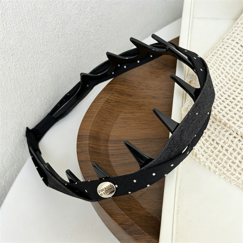 Trendy Polka Dot Non-Slip Comb Headband 6W6HBD326