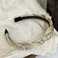 Fahsion Braided Twisted Headband with Teeth 6W6HBD313
