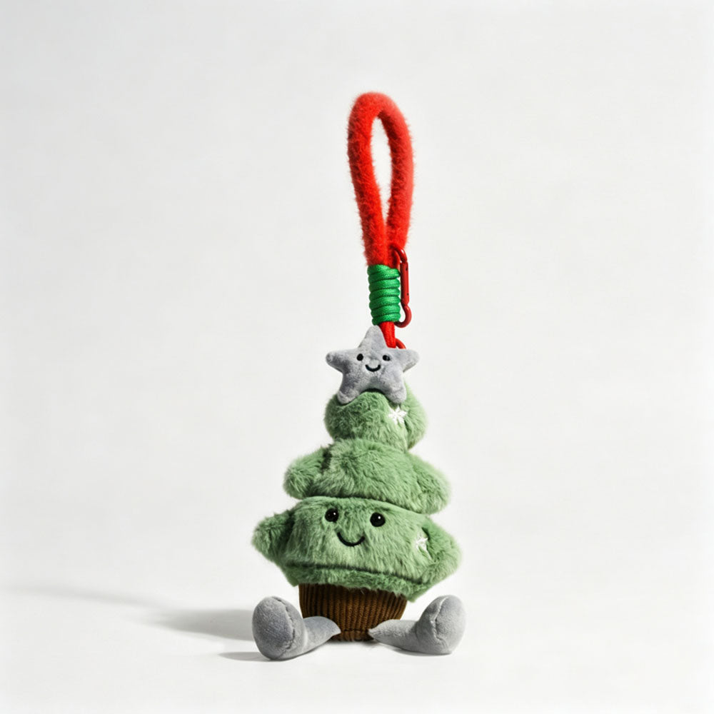 Funny Christmas Tree Doll Keychain Bag Charm 6W10BBC829