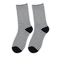 Color Contrast Striped Soft Crew Socks 6W8FSO700