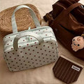 Cute Polka Dots Large Capacity Makeup Bag MK2BW6S10BOB98