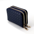 Woven Zipper Card Holder Wallet - DippedShop Wholesale - #6435