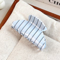 Striped Hair Claw - DippedShop Wholesale - #5795