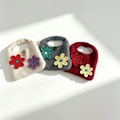 Cute 3D Floral Knitted Mini Tote Handbag 6W10BBG2107