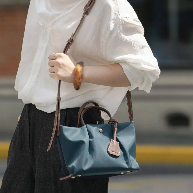 Fashion Unique Two-Tone Color Block Tote Bag 6W10BBG1371