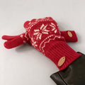 Fair Isle Touchscreen Knit Gloves - DippedShop Wholesale - #0899
