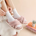 Indoor Plush Non-Slip Slippers - DippedShop Wholesale - #5587