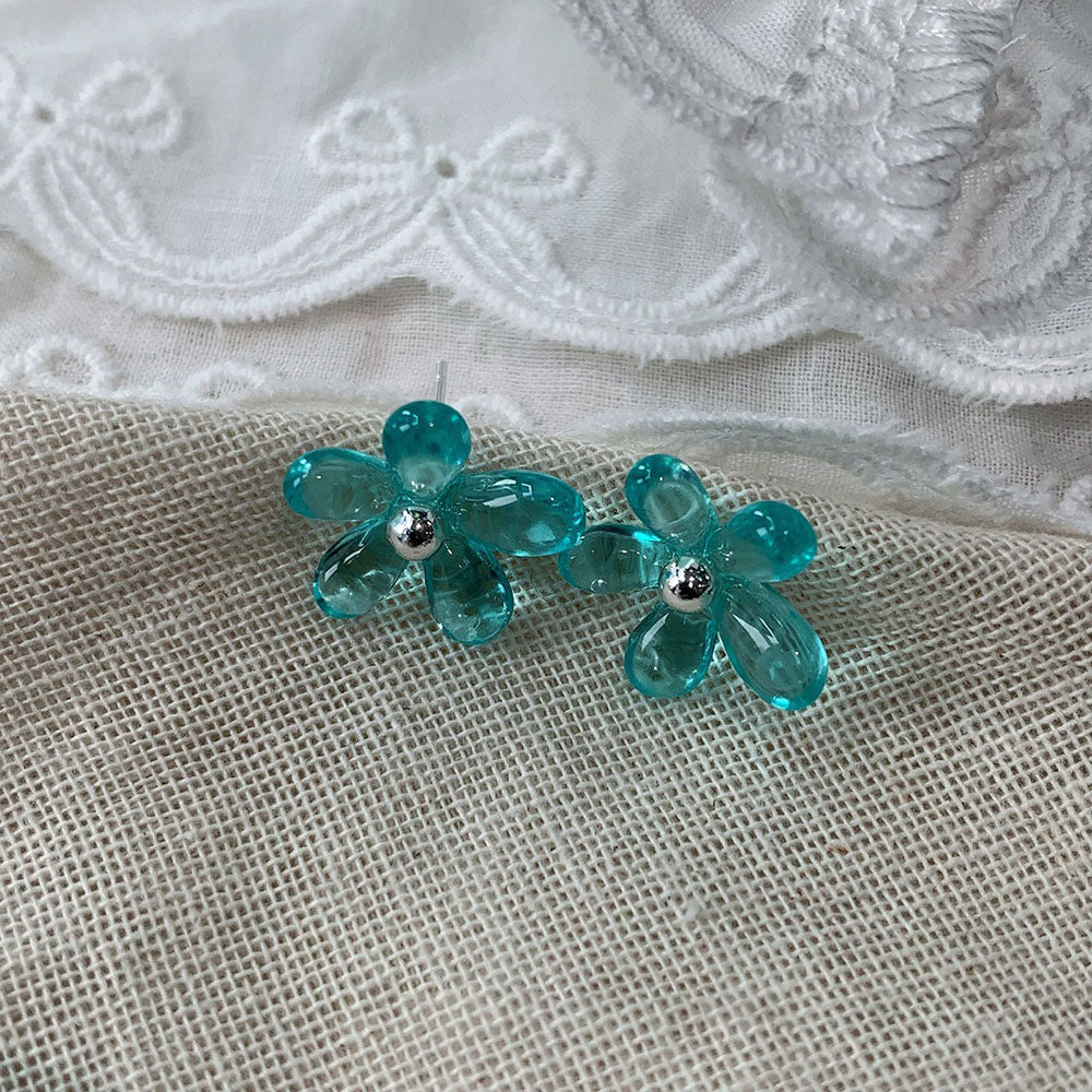 Flower Stud Earrings - DippedShop Wholesale - #5715