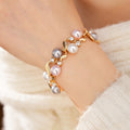 Chic Rhinestone Pearl Twist Choker Necklace 6W6JNC957