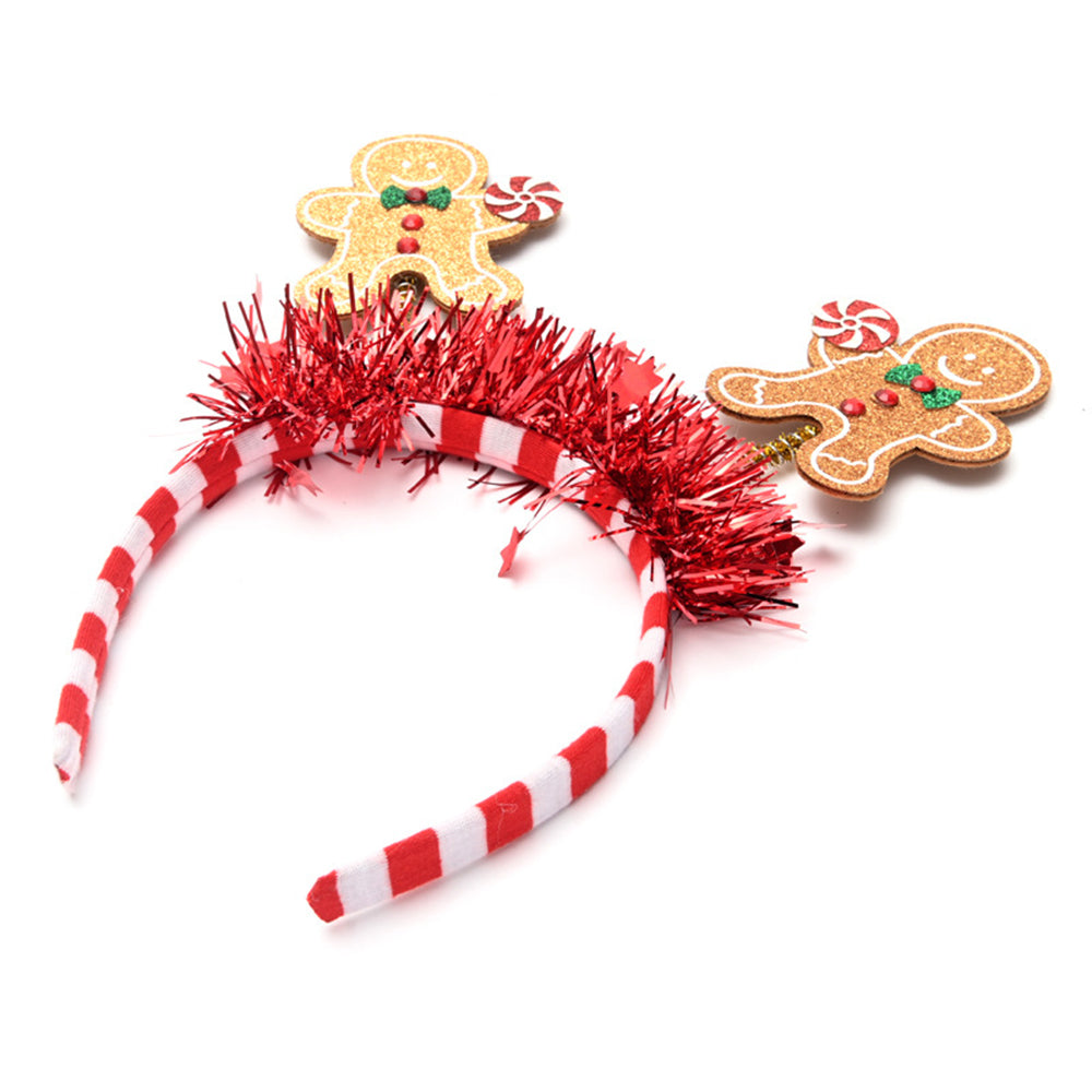 Gingerbread Man Christmas Headband - DippedShop Wholesale - #3747