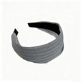 Slouchy Color Block Striped Fabric Wide Headband 6W6HBD323