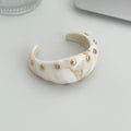 Vintage Metal Rivet Wide Open Bracelets 6W6JBR620