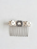 Sweet Polka Dots Heart Rhinestones Hair Clips 6W6HCP1231