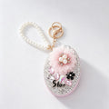 Floral Rhinestone Bag Charm - DippedShop Wholesale - #0419