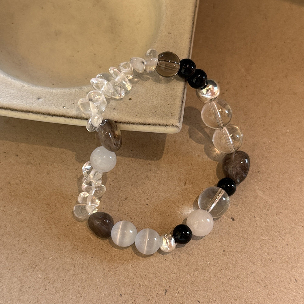 Crystal Stone Bead Bracelet - DippedShop Wholesale - #4179