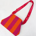 Stylish Color Block Striped Shoulder Bag 6W10BBG1935