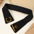 Chunky Wide Elastic Metal Stretchy Buckle Belt 6W6JBT232
