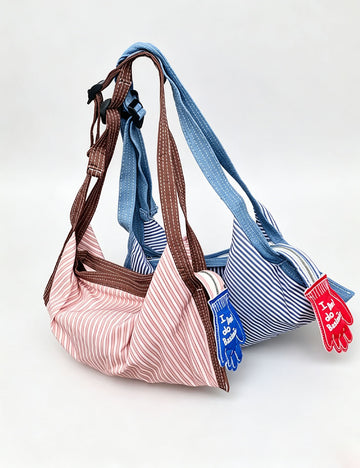 Simple Striped Large Capacity Tote Shoulder Bag 6S10BBG1466