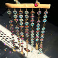 Boho Style Geometry Crystal Chain Tassel Hanging Suncatchers MK2CZAS6H7HLS77