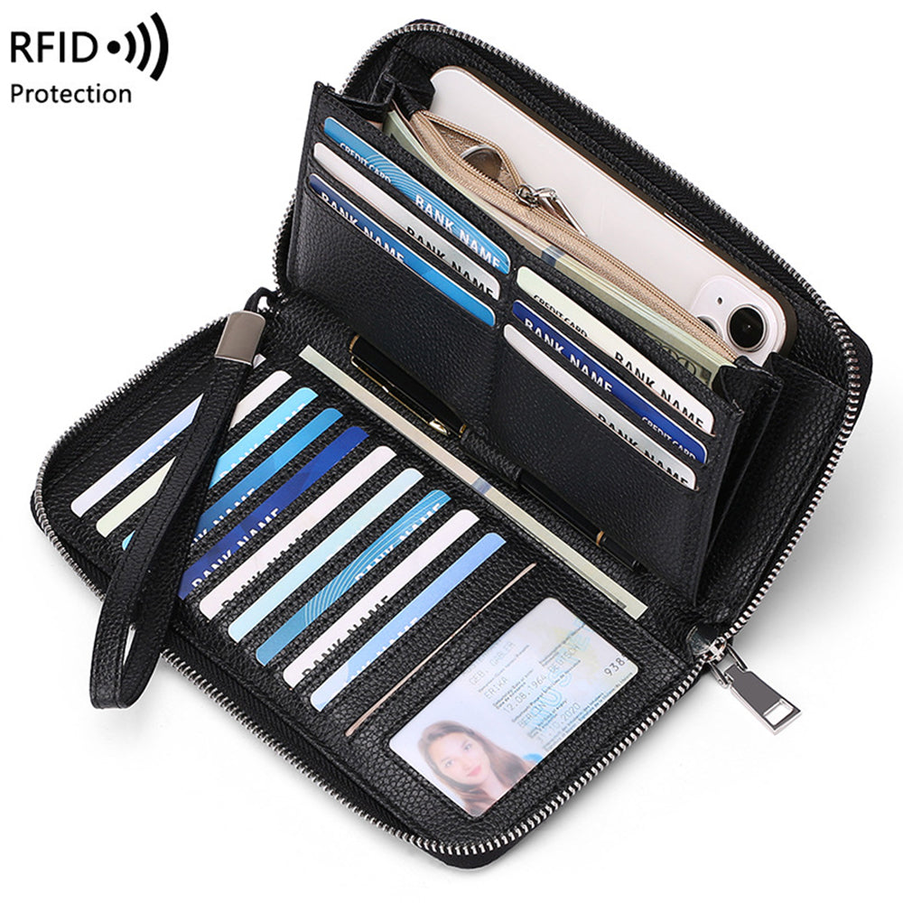 Large Capacity Zipper Wallet - DippedShop Wholesale - #2275