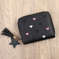 Heart Embroidery Coin Purse - DippedShop Wholesale - #8579