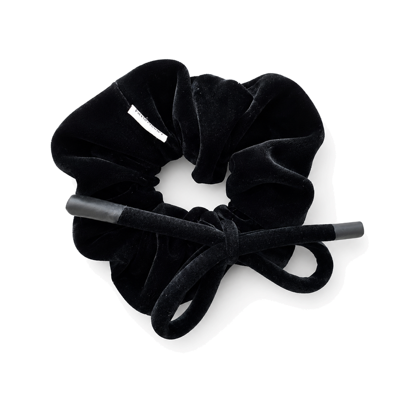 Simple Solid Color Velvet Bowknot Scrunchies 6W6HSR336