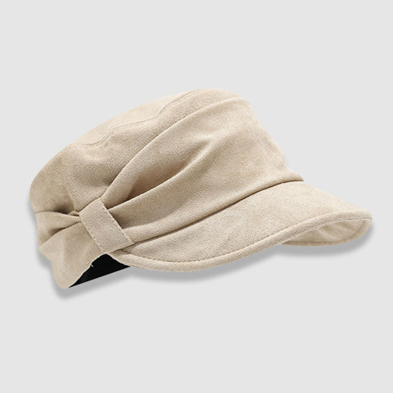 Ruched Suede Newsboy Cap - DippedShop Wholesale - #2019
