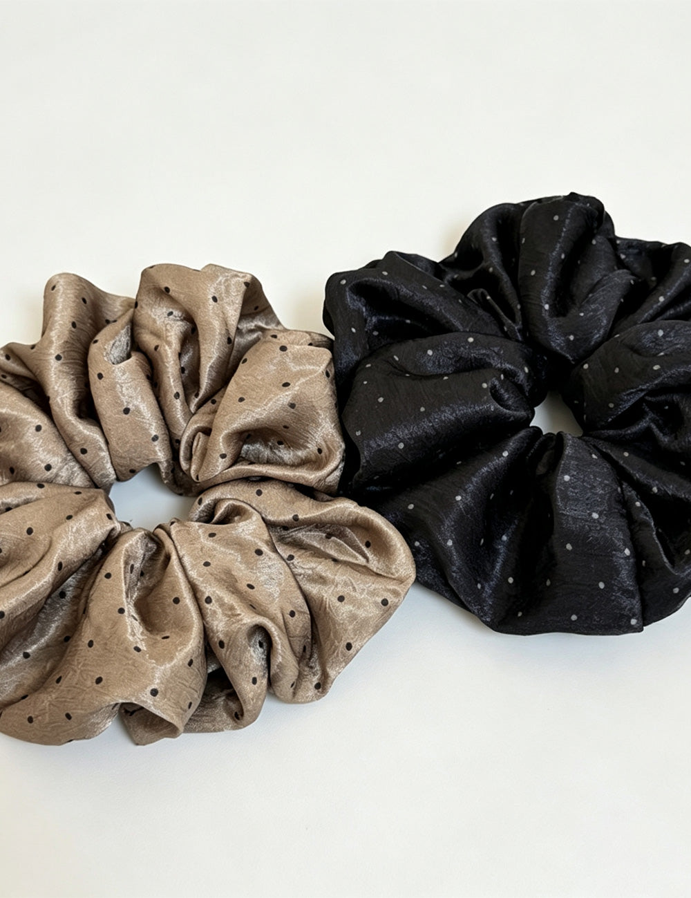 Polka Dot Hair Scrunchies - DippedShop Wholesale - #4147