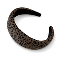Vintage Leopard Print Ruffled Hair Scrunchies 6W6HSR319