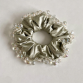 Luxury Shiny Crystal-Trimmed Satin Scrunchies MK2BW6W6HSR46