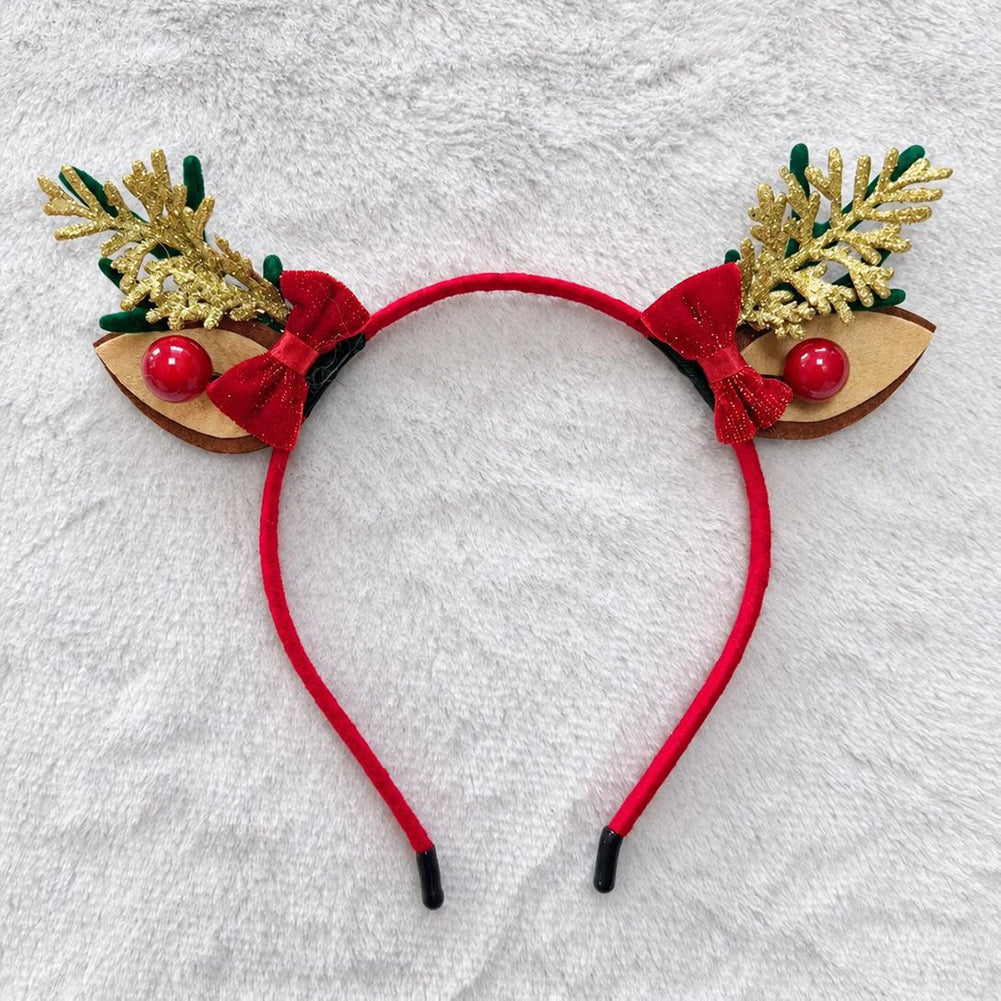 Reindeer Antler Plush Headband - DippedShop Wholesale - #3123