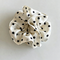 Vintage Polka Dot Satin Hair Scrunchies MK2BW6W6HSR43