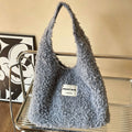 Lamb Wool Underarm Bag - DippedShop Wholesale - #0595