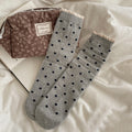 Polka Dot Ruffled Crew Socks - DippedShop Wholesale - #8819