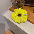 Simple Solid Color Corduroy Ruffled Scrunchies 6W6HSR498