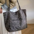 Casual Leopard Print Large Capacity Tote Bag 6W10BBG2352