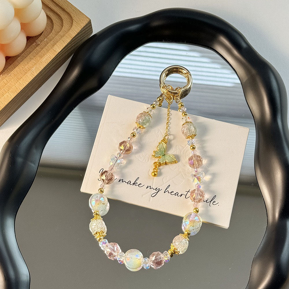 Crystal Beaded Keychain Charm - DippedShop Wholesale - #7331